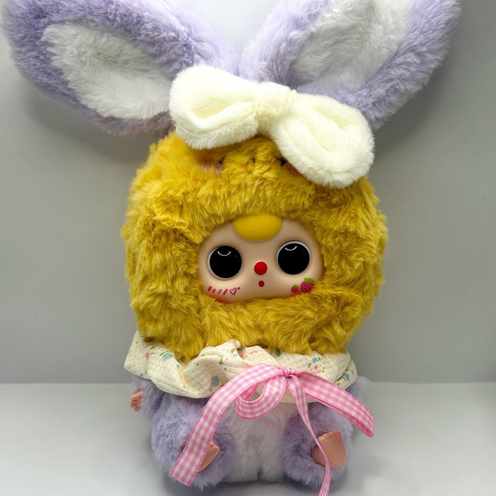 Baby Three V2 Lily Rabbit Town - Lily Cindi Plush Doll Bag Charm EUC
